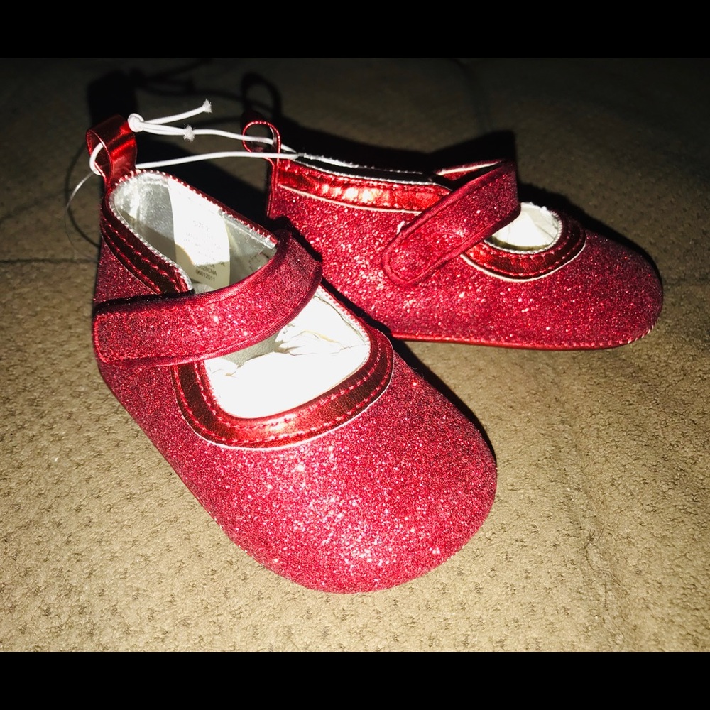 🆕Koala Baby Girl’s Red Slip on Dress Shoes Size 2 - Picture 4 of 8